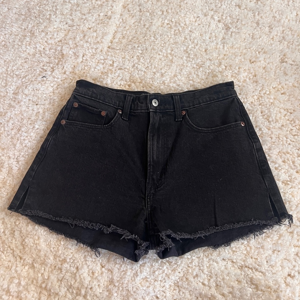Abercrombie & Fitch Black Jean Shorts
